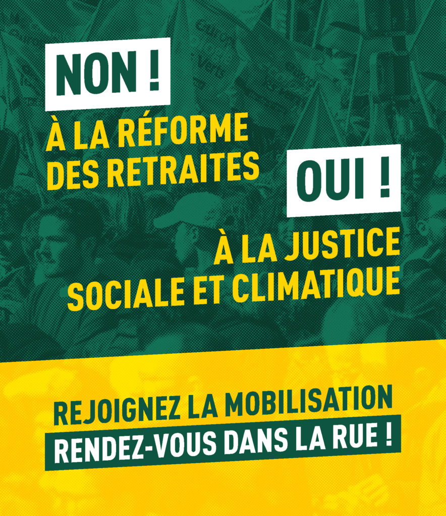 Retraites Et Climat MÊme Combat – Les écologistes – Eelv Paris 11e